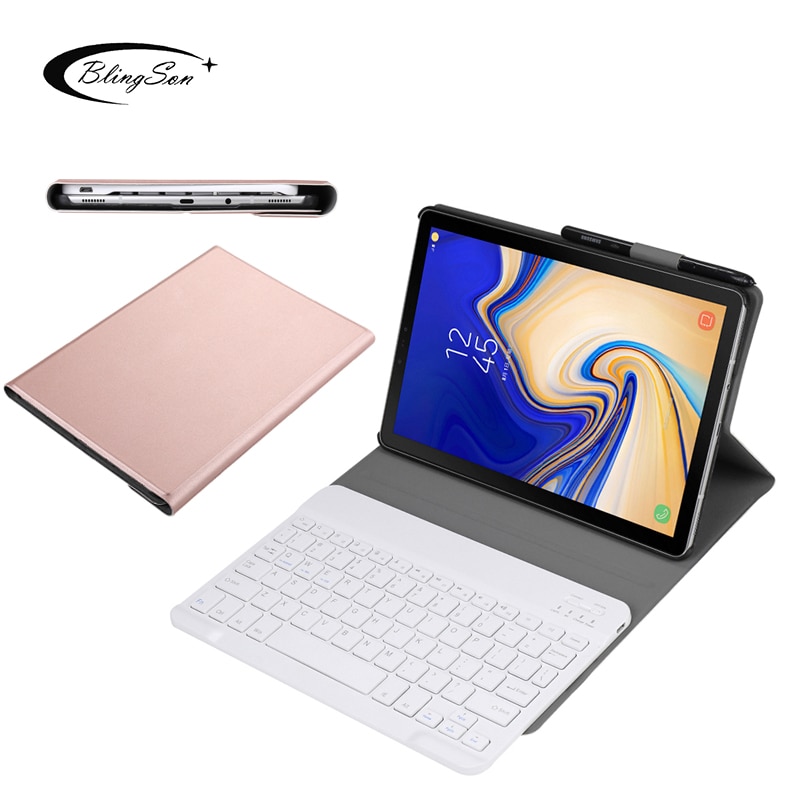 Bluetooth keyboard Tablet Case for Samsung Galaxy Tab A 10.1 SM-T510 SM-T515 T510 T515 Leather Cover Detachable keyboard