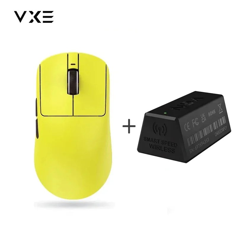 Vxe Dragonfly R1 Pro Max Drahtlose Maus R1 Se Leichte Paw3395 Nordic52840 2khz Smart Speed X Low Delay Fps Spiel Maus