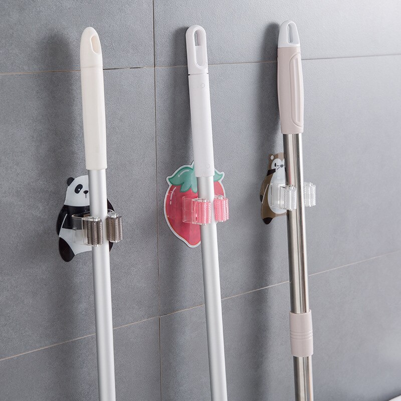 1 stuks dweil stent wandbezem ontvang een koffer keukenplank in opvouwbaar frame buis wand ophanghaak het gereedschap