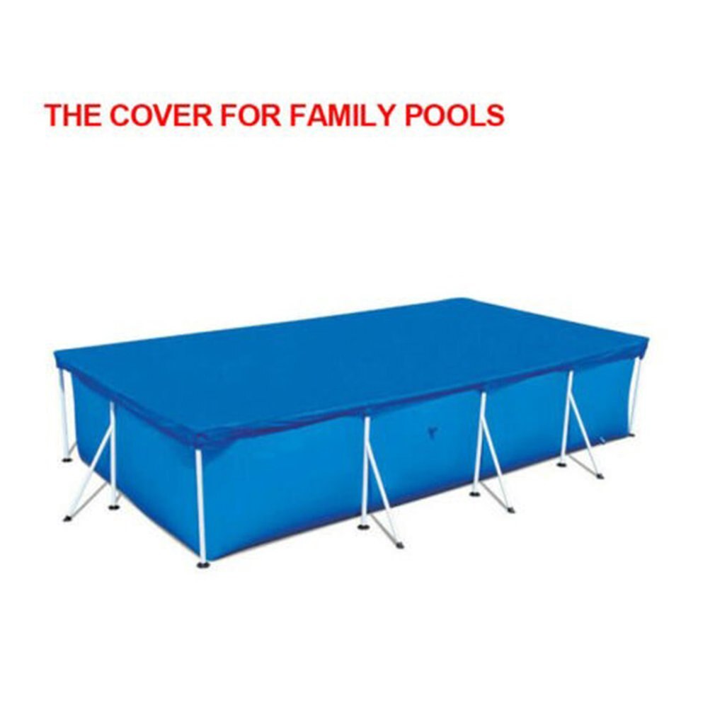 Rectangle Round Swimming Pool Cover Cloth Inflatable Swimming Pool Splash Pool Rain Cover Pool Cover