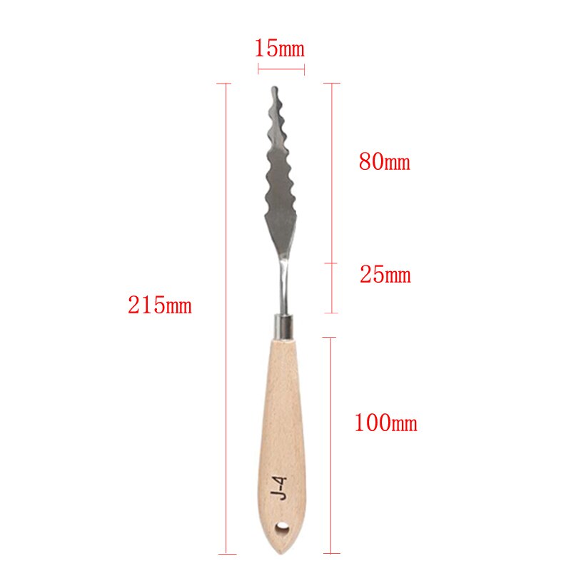 Palette Oil Mix Scrape Scraper Knife Texture Painter Paint Tool Artist Art Draw Spatula Drawer watercolor Student Pigment: L