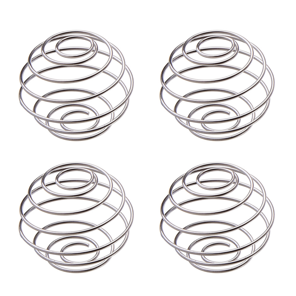 1/ 4 Pcs Stainless Steel Protein Shake Shaker Wire Ball Mixer Mixing Whisk Ball Mixed Shaker Kitchen Tools: 4pcs