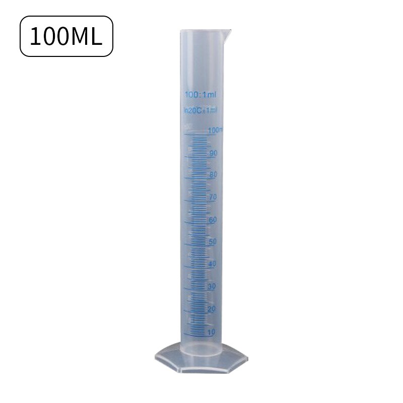 Plastic Cooking Measuring Cylinder Graduated Tools Chemistry Laboratory Measuring Cylinder School Lab Tools 10/25/50/100/250ml