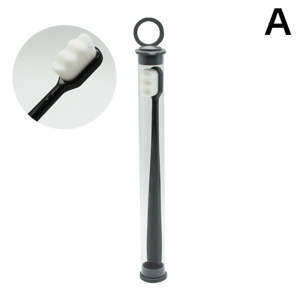 Portable Ultra-fine Soft Bristles Oral Cleaning Toothbrush Dental Care Supplies: A