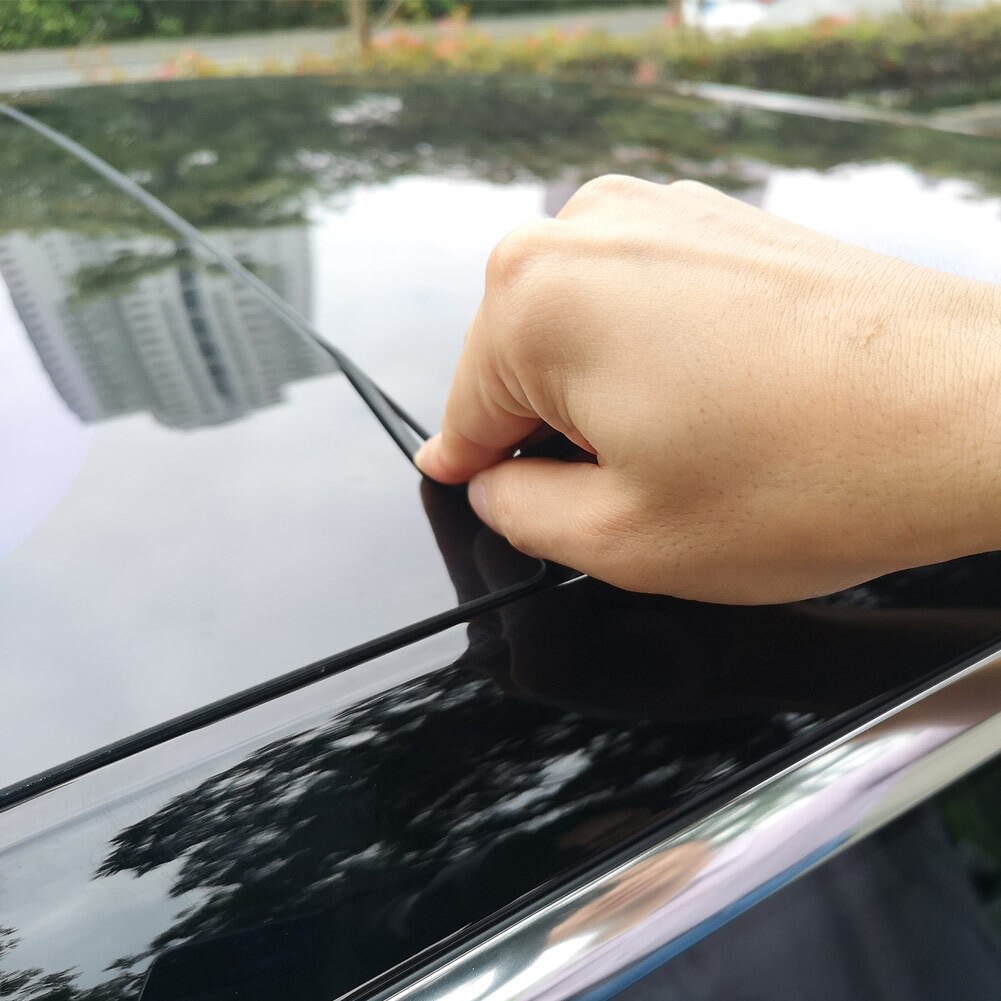 Voorruit Dak Wind Guard Noise Verlagen Reductie Seal Kit Weerbestendig Duurzaam Weerspiegelen Fit Voor Tesla Model 3