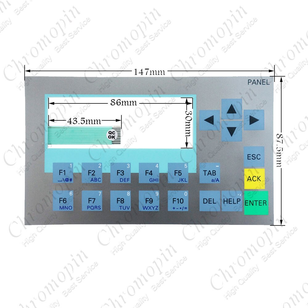 Membrane Swtich Keyboard for 6AV6647-0AH11-3AX0 6AV6 647-0AH11-3AX0 KP300 HMI Digitized Keypad Machince