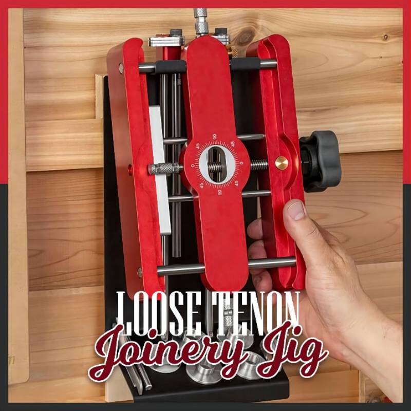 Precision Mortising 2 in 1 Punch Locator Jig Loose Tenon Joinery Jig Doweling Jig Connector Fastener Woodworking Tools