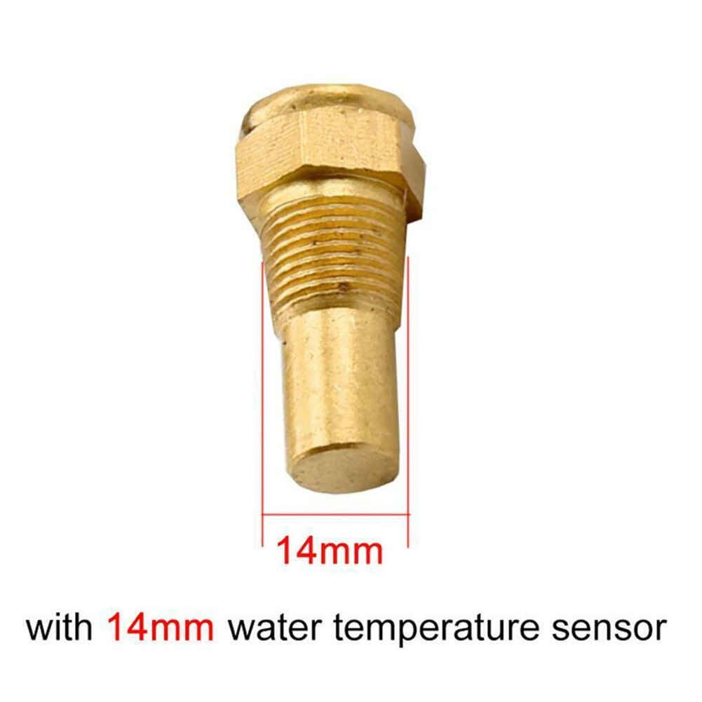 Horizontal Truck High Accuracy 2 In 1 Temp Sensor Car Motorcycle Universal Water Temperature Gauge 12V 24V Durable LCD Voltmeter