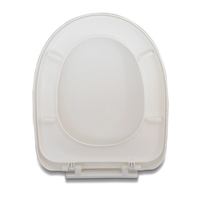 Universal Slow-Close Toilet Seat Lid PP Board White U Type Replacement Toilet Seat Cover Household Thickened Toilet Seats