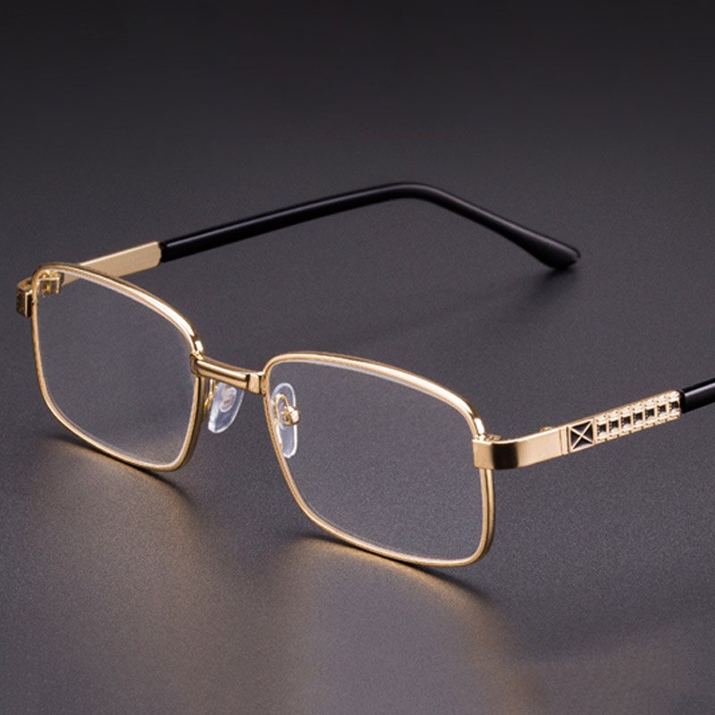 Naturlige krystal linse læse briller mænd kvinder firkantede presbyopiske briller hyperopi briller diopter  +1.0 1.5 2.0 2.5 3.0 3.5: +400