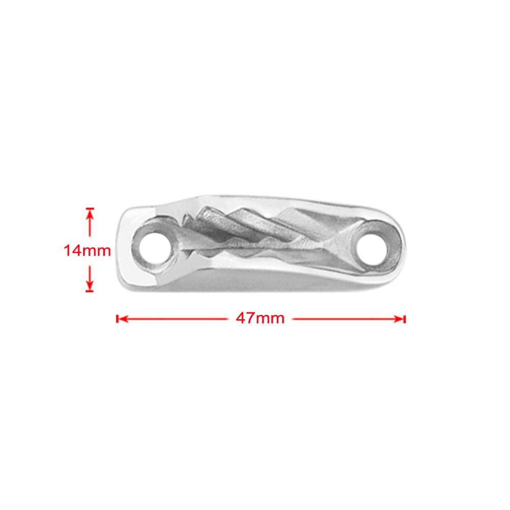 2PCS 316 Stainless Steel Boat Clam Cleat Rope Cleat Jam Cleat Line Cleat Boat Part Marine Hardware Sailboat Kayak Accessories