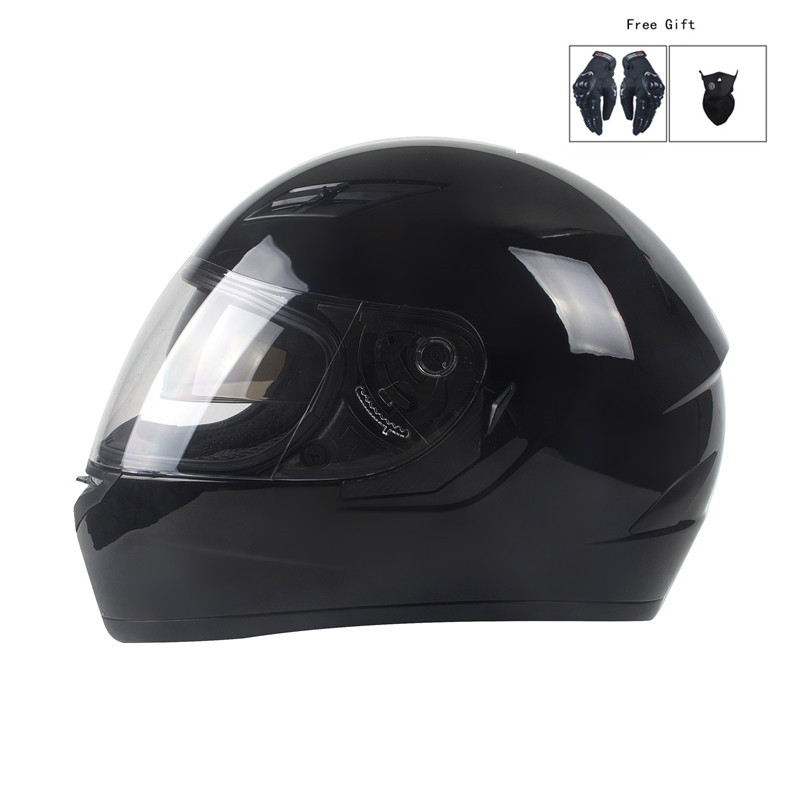 Black Full Face Helmet Motocross Helmets Modular Personality Off Road Changeable Moto Motorcycle Helmets DOT Approved Casque