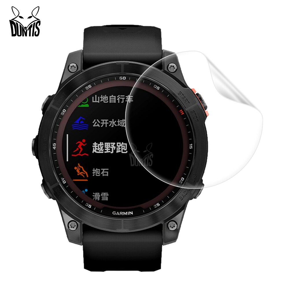 Screen Protector For Garmin fenix 7 7S 7X 5 5S 6 6X 6S Epix Pro Solar Smart Watch TPU Soft Protective Film for fenix7 (Not Glass
