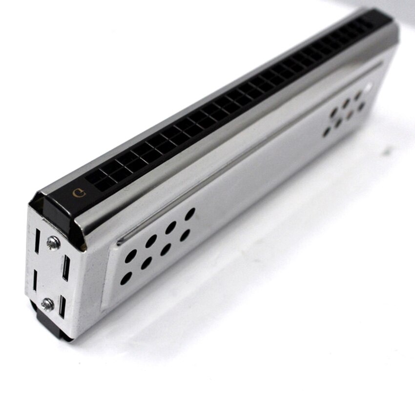 Qimei Harmonica Dubbele Sleutels 24 Dubbele Gaten Tremolo C & G Tone 48 Riet Mond Orgel Wind Muziekinstrumenten Kids & Volwassen