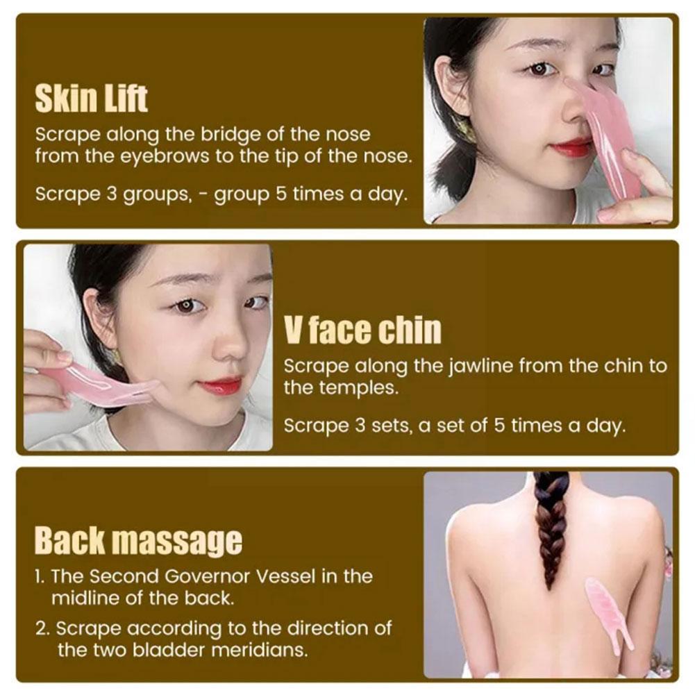 Masaje facial de nariz, masajeador multifuncional, dispositivo moldeador de nariz, masaje de dos ángulos, caracol Nasal, rascador de nariz, herramienta de tablero J4Q2