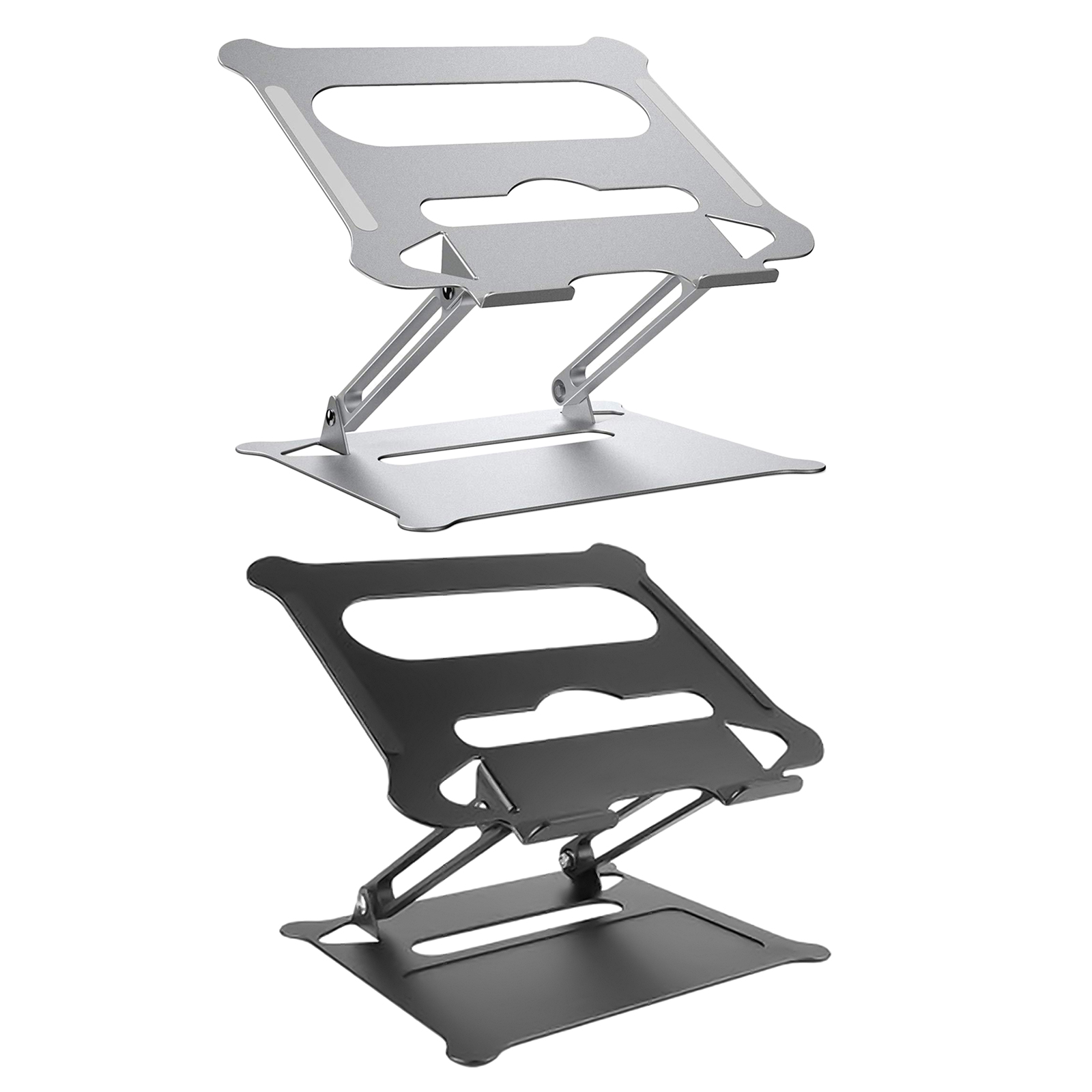 Foldable Scissor Laptop Stand Portable Travel Notebook Desktop Holder Mount