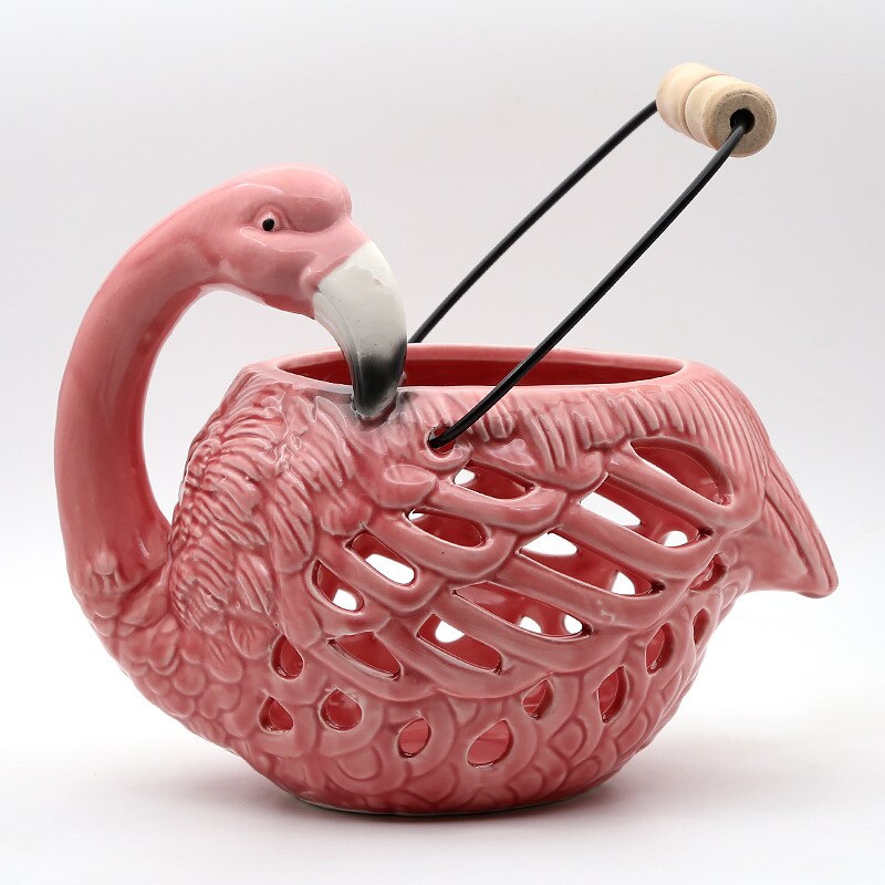 pink flamingo desktop pen holder Desk Organizer