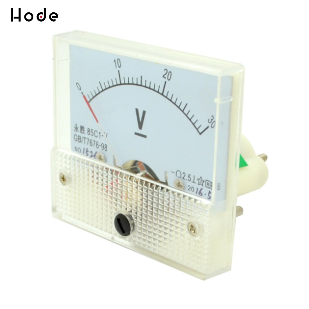DC Analog Panel Voltmeter Ammeter Amp Volt Meter Gauge DC 0-30V 0-10A