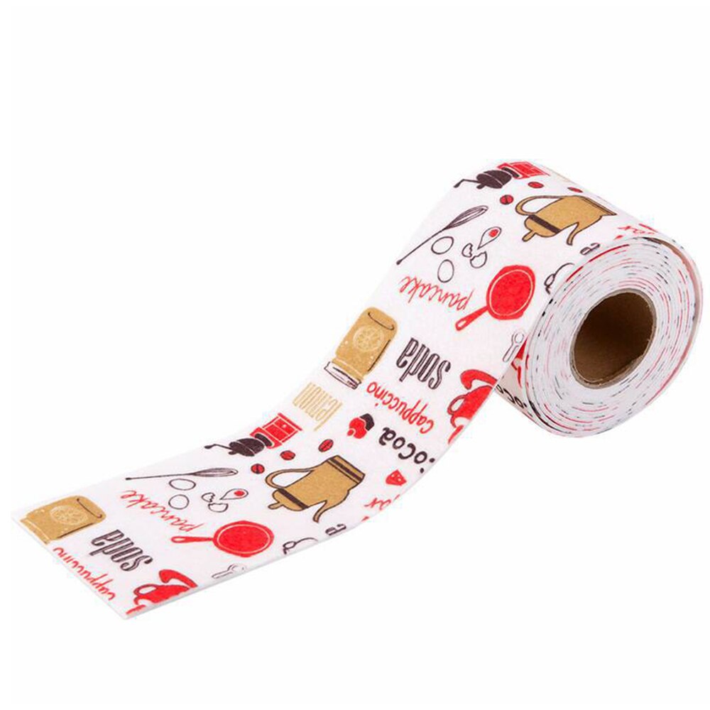 Bathroom Shower Sink Bathtub Seal Tape White Bathroom Kitchen Self-adhesive Waterproof Wall Sticker Cartoon Tape: 5