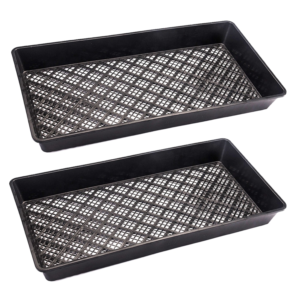 2pcs 54cm Seedling Tray Starting Trays for Planting Seedlings Propagation Germination Plugs Seedling Tray for Microgreens Soil: Default Title