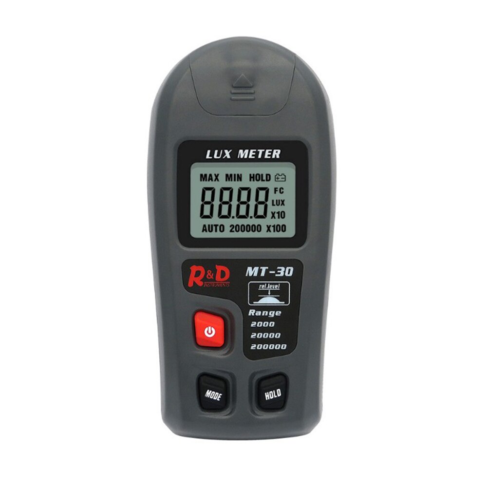 Digital Luxmeter Visible Light Tester Luminometer Illuminance Instrument