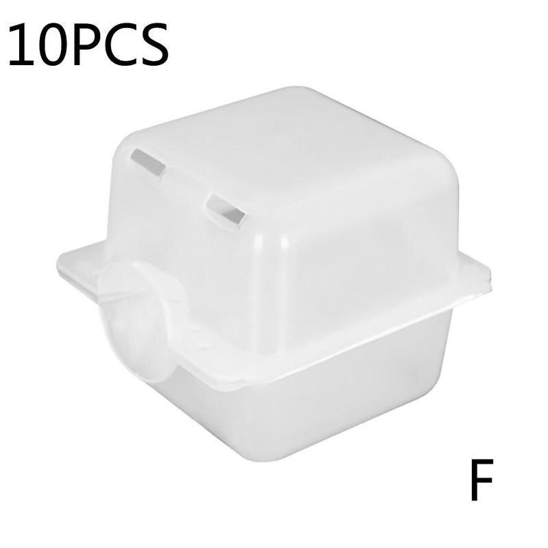 Bola de corte de bolas para cortar plantas, caja de enraizado para cultivo de reproducción de PP, suministros de jardín, Bola de esquejes para plantas, 3/5/10 Uds.: 10pcs White