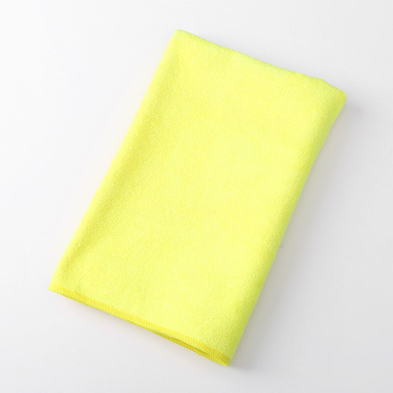 60 x 80cm hurtigtørrende mikrofiber blødt håndklæde til hunde hvalpe produkter til hunde varmt mat quilt badehåndklæde til kæledyr: Gul håndklæde