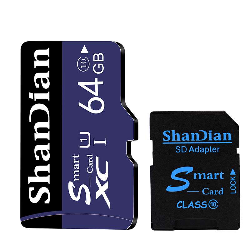 10-U3 TF SD Card 128GB 64GB 32GB 16GB 8G Memory Card Flash Class 10 Support Mobile Phones UAV Etc Card Reader: 64 GB