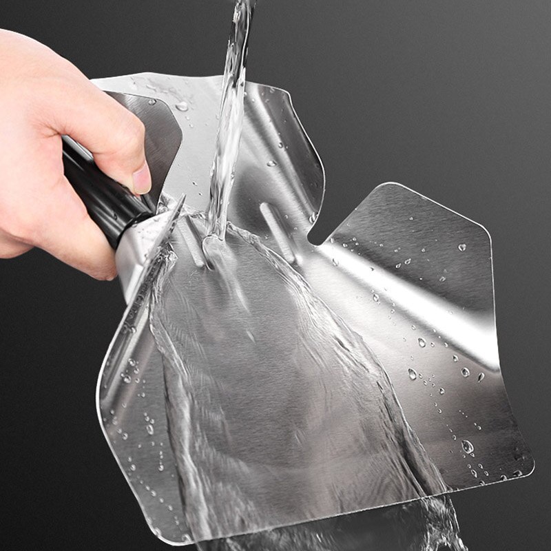 Stainless steel food packing shovel, duckbill scoop, salted chicken packing spoon, pot chicken shovel, french fries bagging tool