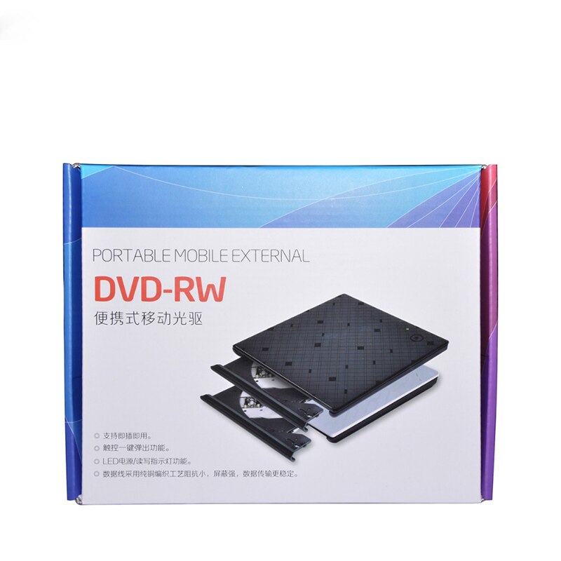 Tipo c usb 3.1 externo dvd/cd burner rw cd/dvd rom drive player unidade óptica para mac/pc/apple portátil/os/windows