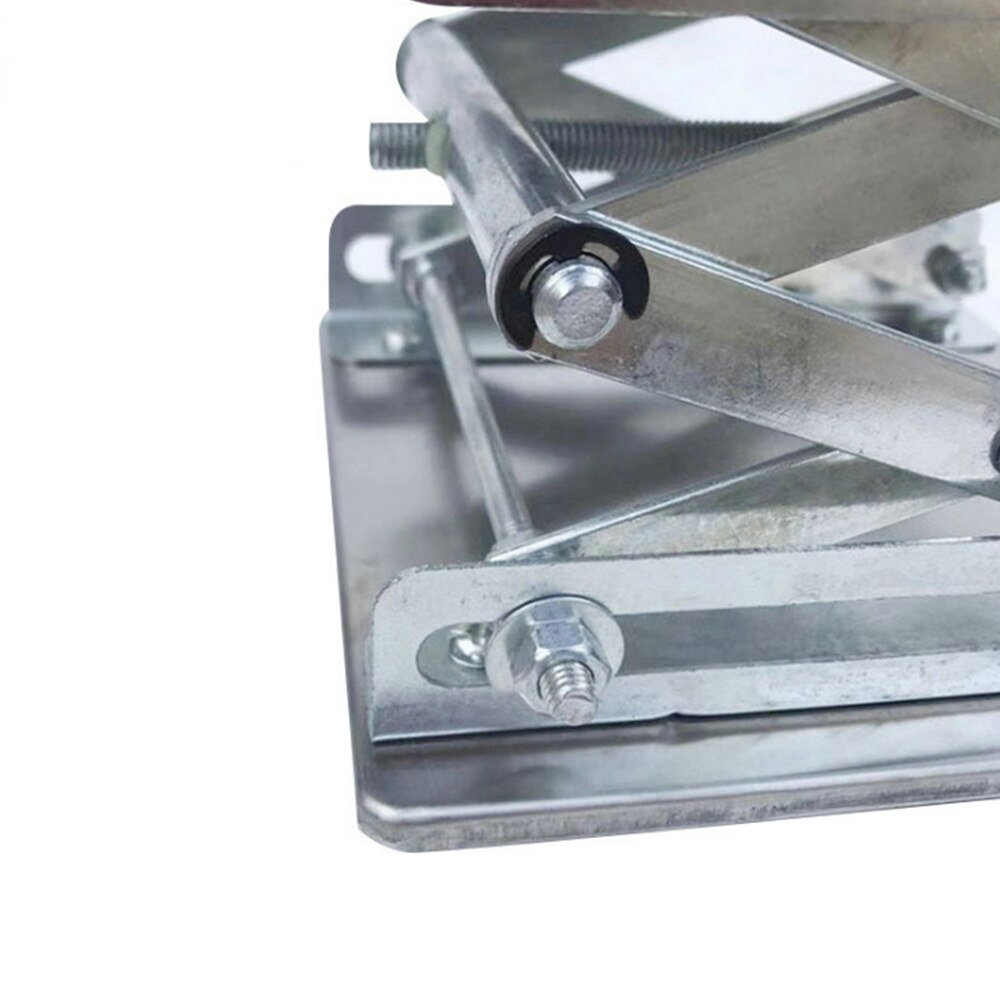 100x100mm Stainless Steel Lifter Router Plate Table Woodworking Machinery Engraving Laboratory Lifting Platform Carpentry Tool