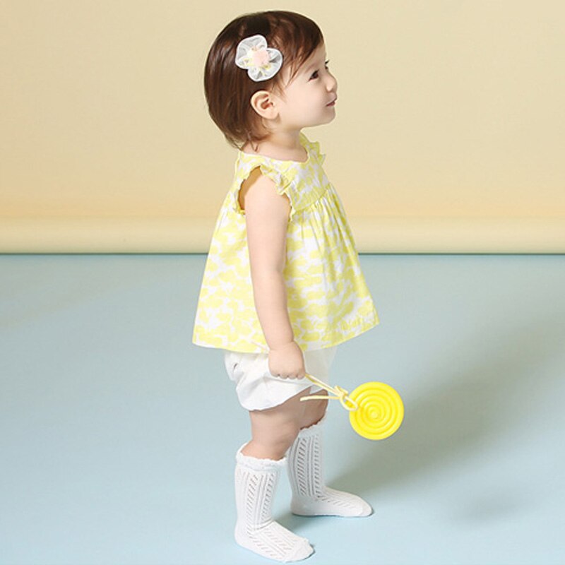 Meias altas para bebês, meninas antiderrapantes e antiderrapantes para o joelho, 1-24 meses, 3, 6, 9 12 meses 2 anos