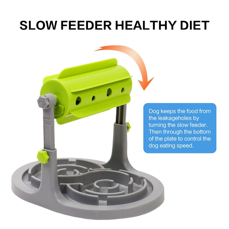 Juguetes Para Perros con tratamiento alimenticio, comedero educativo, juguetes de puzle para perros, juego interactivo de entrenamiento IQ, antiahogo juguete, comedero más lento