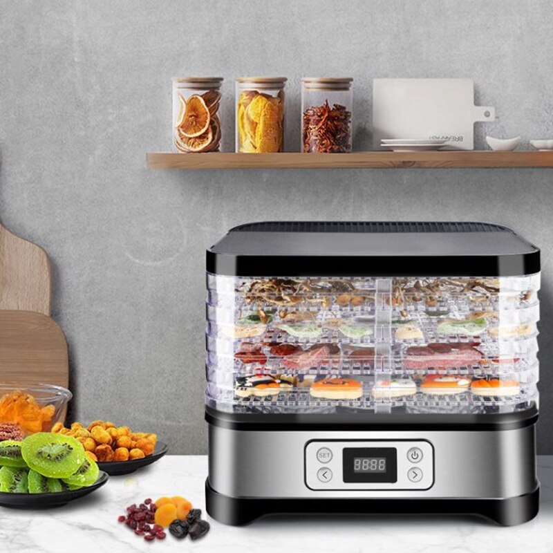 Haushalt Lebensmittel Dörr schnell-Lebensmittel Trockner Edelstahl Trocknen Maschine Elektrische Luft Trockner Trocknen Obst fleisch Obst HWC