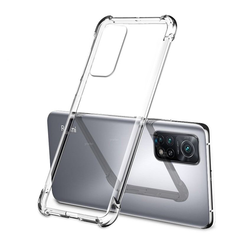 Funda de teléfono a prueba de golpes para Xiaomi Mi 10 t Pro, funda de silicona transparente para Xiaomi Mi 10tPro 10 T 10 T LITE 5G, fundas traseras: ABS
