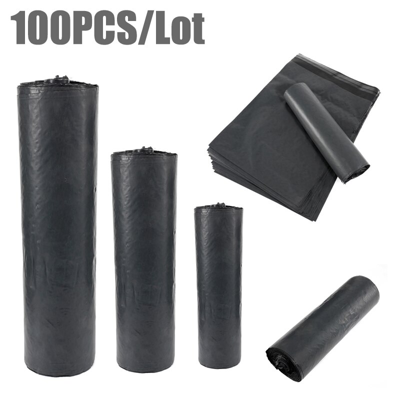 100pcs/lot Black Envelope Storage Bags Plastic Courier Bag Waterproof Self Adhesive Seal Pouch Mailing Bags
