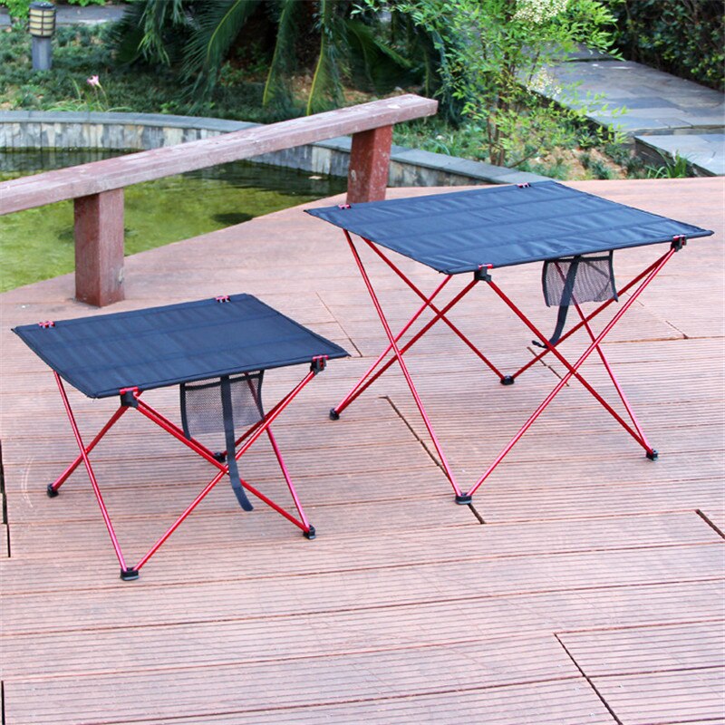 Portable Foldable Table Camping Table Outdoor Furniture Computer Bed Tables Picnic Aluminium Alloy Ultra Light Folding Desk