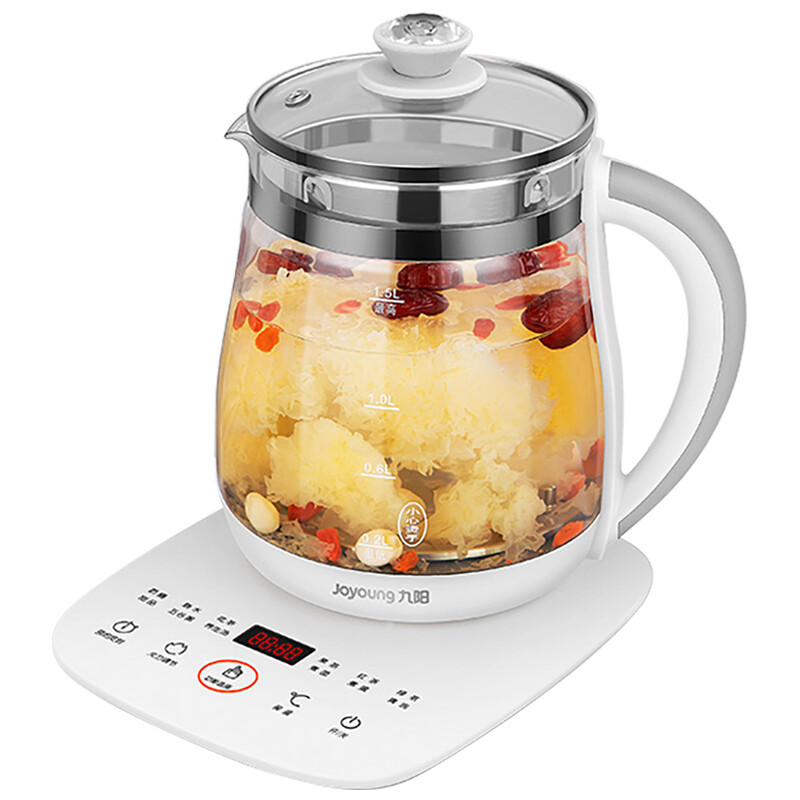 Joyoung Electric Kettle Multifunctional Health Preserving Pot 1.5L 800W Fast Boiling Water Boiler Cooking Porridge Flower Tea: Default Title