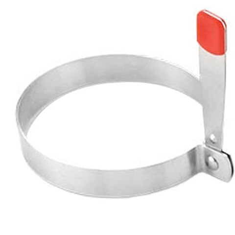 4 Estilo de acero inoxidable huevo frito molde de cocina creativa no-Stick huevo de formador de tortilla molde cocina Gadgets Herramientas de cocina: Round