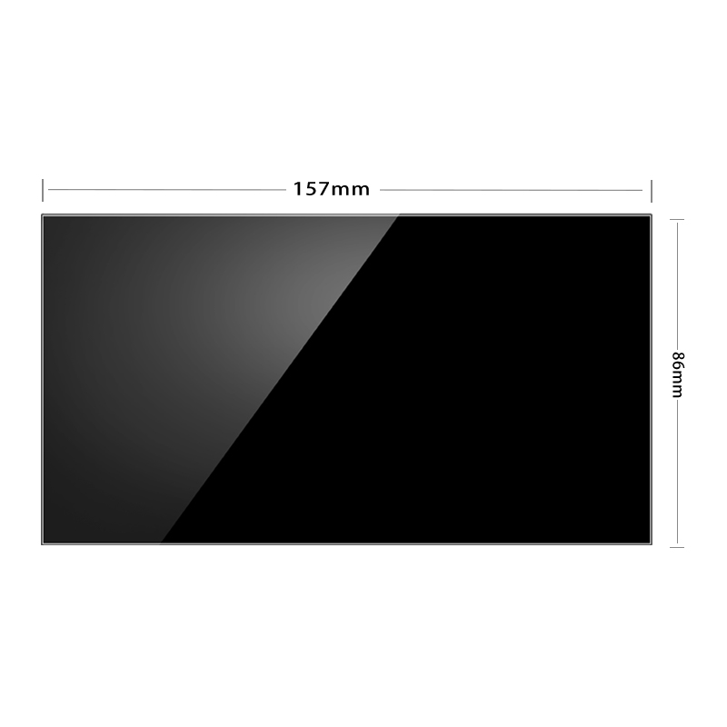 blank cover plate with installation iron plate 86mm*86mm black and white gold gray tempered glass switch socket panel white boar: Type 20