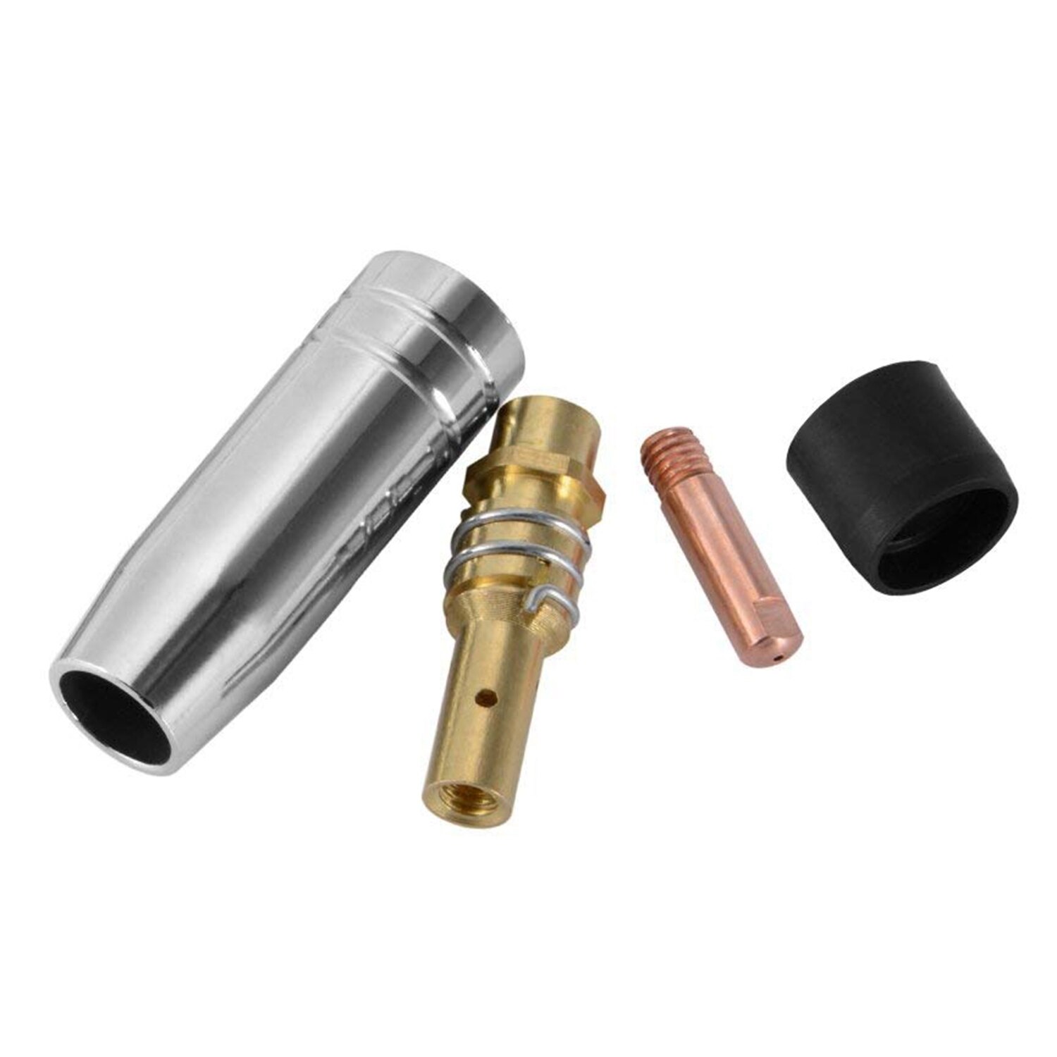Puntas de contacto de boquilla de soldadura, juego de soporte de conector de Gas M6, Mig/Mag, 15Ak, 0,8x25mm, Ad068 +, 9 unids/set por juego