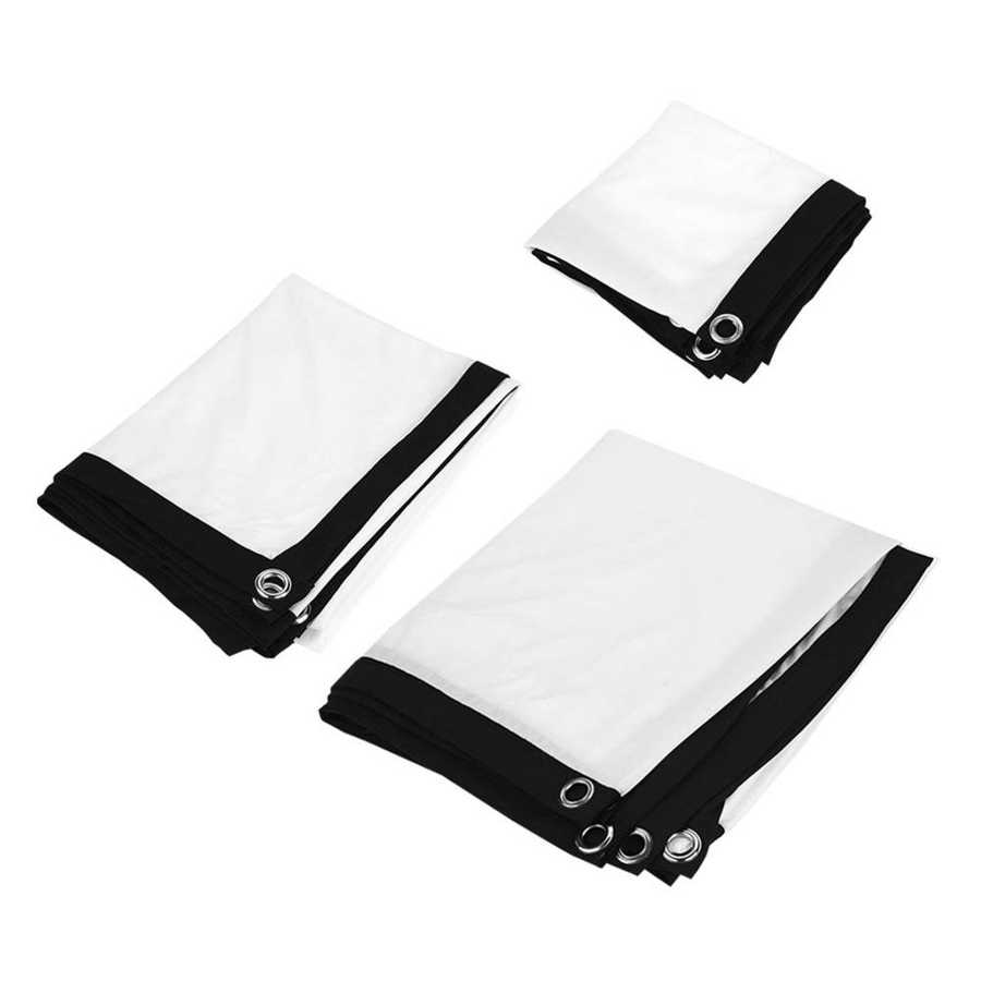 Portable 60-100inch 16:9 HD Projector Screen 3D Film Portable Screen Curtains HD Projector Screen For Home Theater