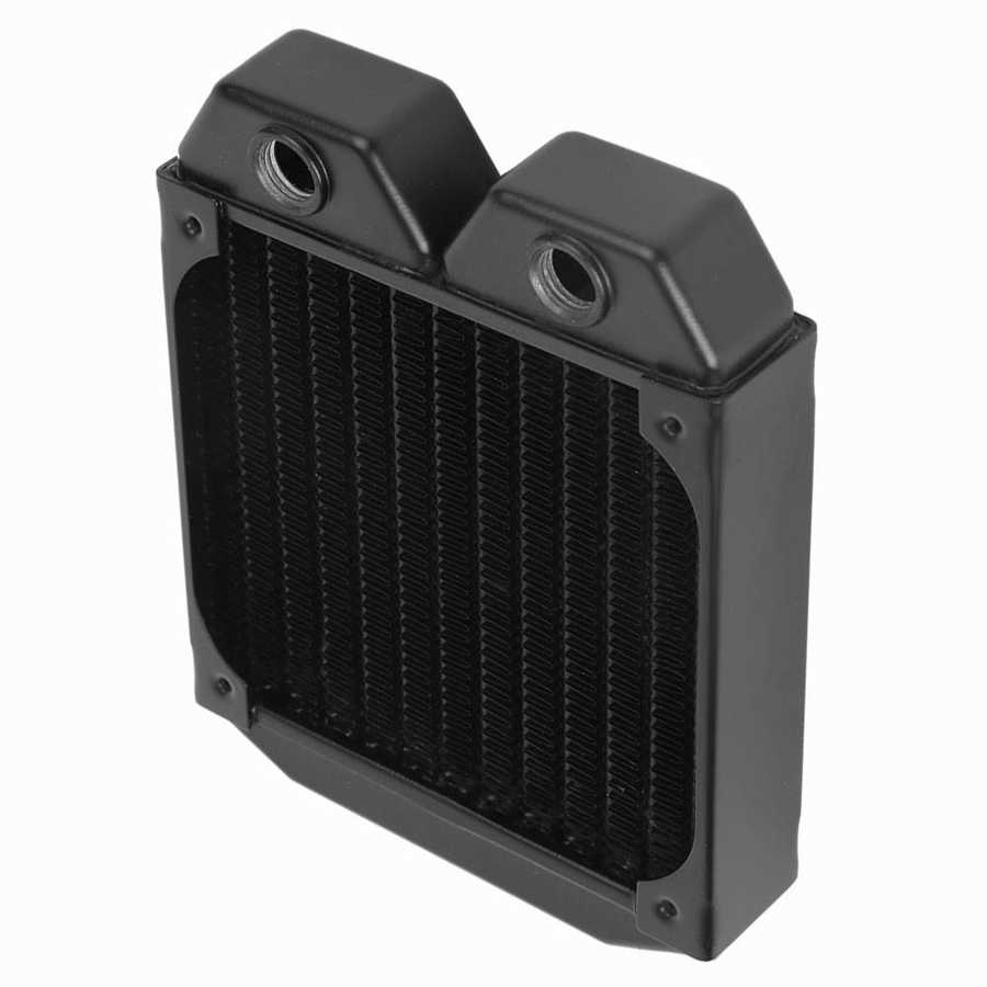 Aluminum 12 Flat Tube CPU Cooler Water Cooling Heat Exchanger Durable Computer Accessory