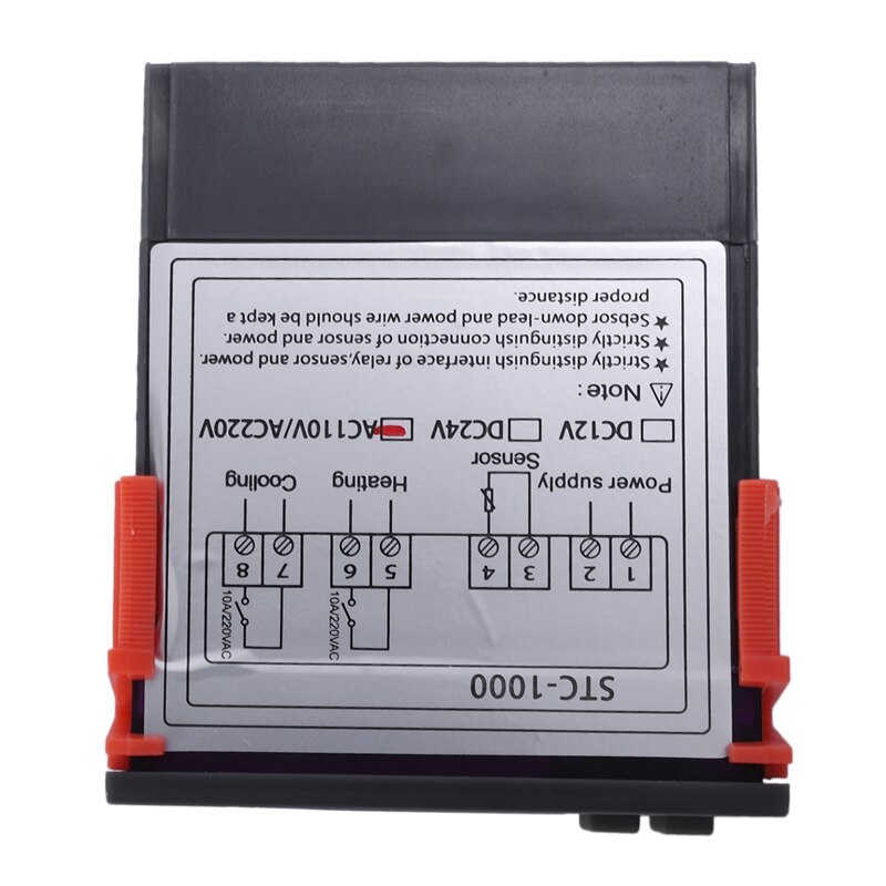 220v digitale stc -1000 temperatuurregelaar thermostaatregelaar + sensorsonde