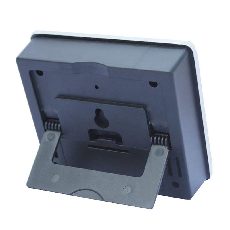 Digitaal draadloos weerstation met lcd-kleurendisplay voor weersvoorspelling met binnensensor, temperatuur- en vochtigheidsmonitor ala