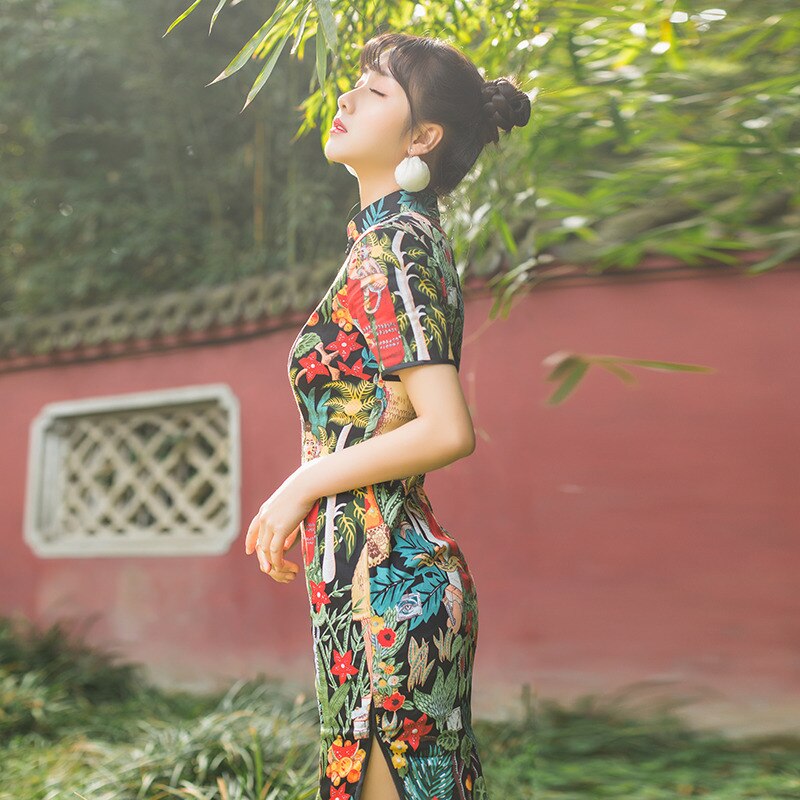 La tradici n China vestidos Cheongsam chino estilo Grandado