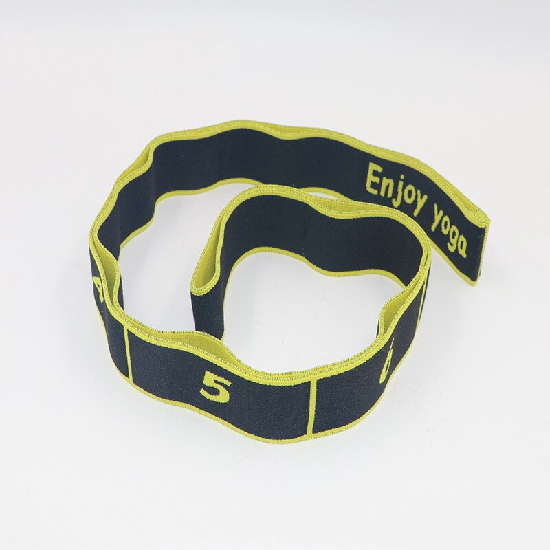 Yoga puxar cinta cinto poliéster látex elástico dança latina faixa de alongamento pilates levantamento ginásio fitness exercício faixas da resistência: Yellow 90cm