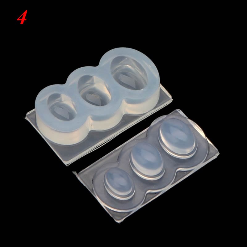 UV Resin Geometric Molds Hollow Quicksand Mold with Square Round Ellipse Mold: 4