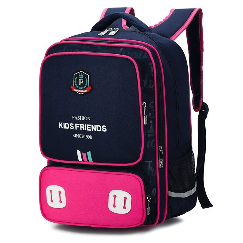 children orthopedic backpack for teen boys girls school bag British style school backpacks Large capacity nylon school bags