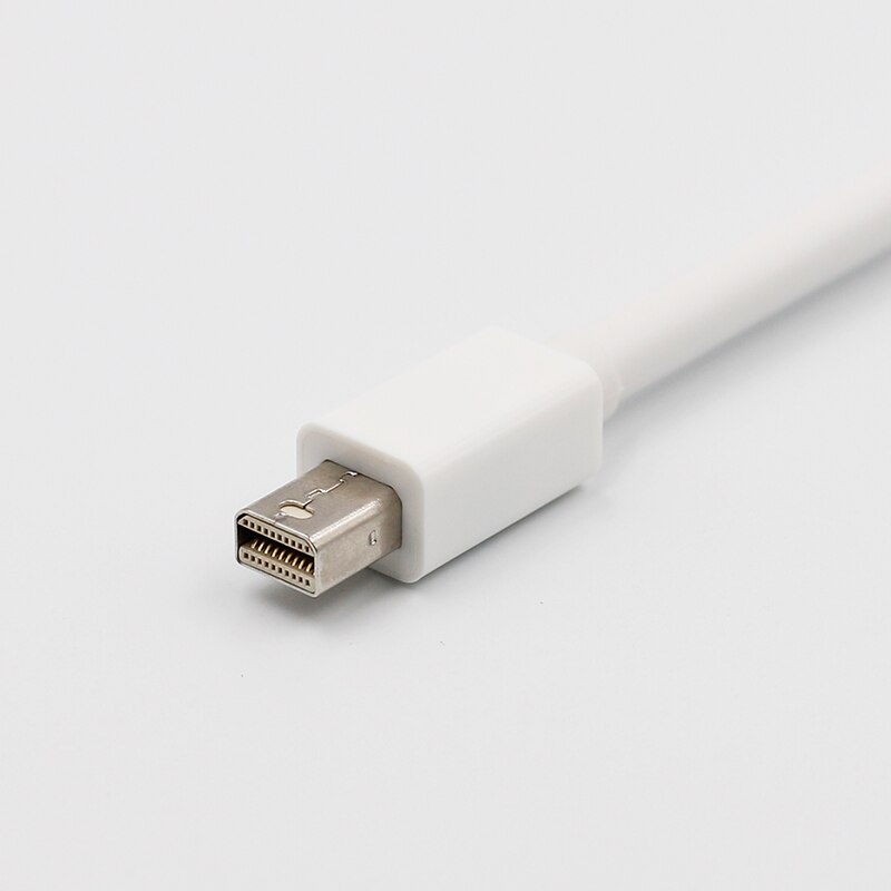 Mini dp till dvi adapter hane till hona thunderbolt mini display port displayport  v1.2 to dvi kontakt för macbook/pro/air